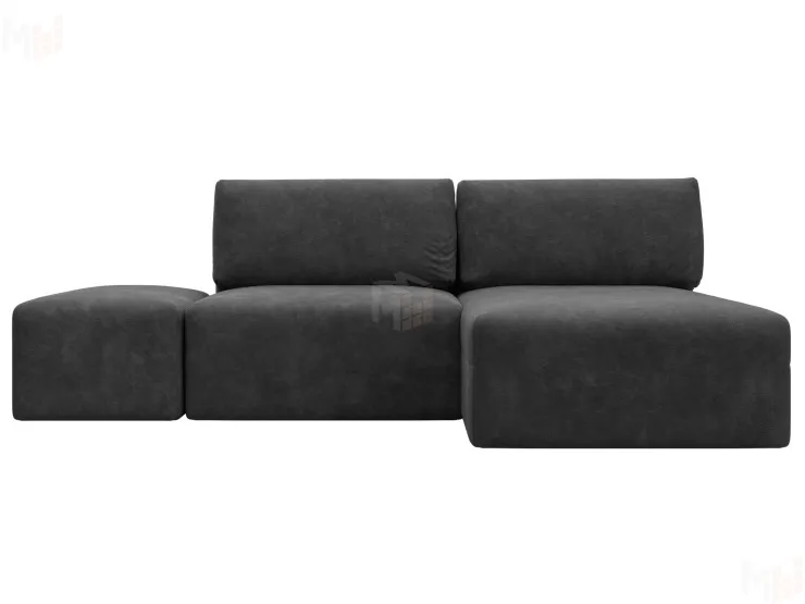 Диван угловой модульный с пуфом Лига-060 НПБ угол универсальный