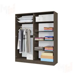 Шкаф Леси 4-х створчатый (венге/дуб молочный)