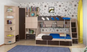 Детская комната Дельта - Композиция 15 ДВ