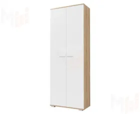 Шкаф ИТАЛИЯ ШК-800 сонома/белый глянец