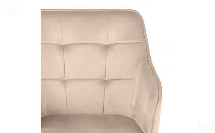 Кресло поворотное Мони Confetti cream/белый