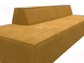 Диван прямой модульный Монс Модерн левый ( BRUT 10 желтый )