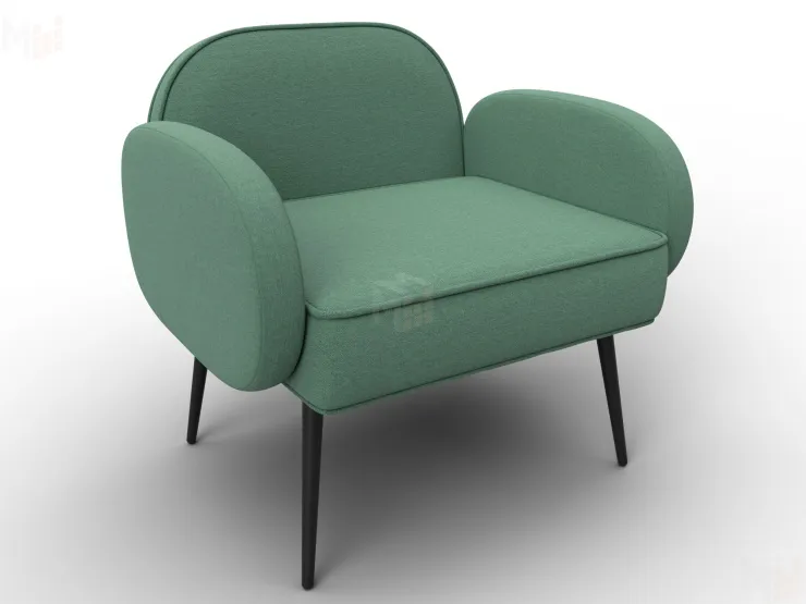 Кресло Лига-086 ( рогожка Амур 11 зеленый )