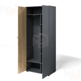 Шкаф Мини-Лайт МЛ-9 Дуб крафт золотой/графит