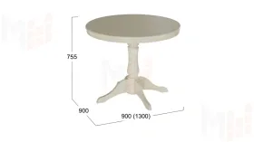 Стол обеденный Орландо Т1 исп.2 - Б-111 Слоновая кость