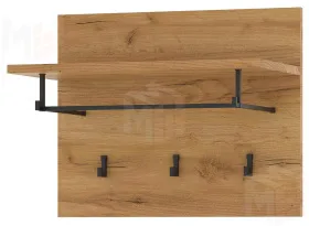 Вешалка ГРЕТТА  500  с полкой Дуб Крафт золотой