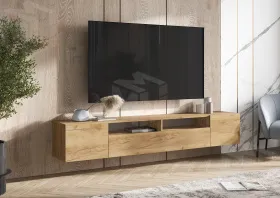 Тумба ТВ Сити (дуб крафт золотой)