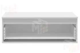 Тумба навесная Слайд Белый глянец 