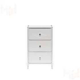 Комод Leset Нирита/Хайди, 3 ящика, Белый (Белый/Белый)