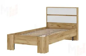 Кровать Хелен КР 01 900 дуб крафт золото - белый