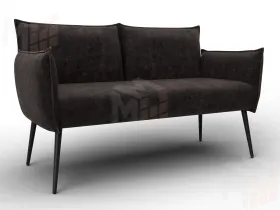 Диван прямой Лига-083 ( BRUT 17 коричневый )