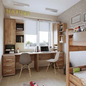 Cтол письменный Nature 84 Дуб табачный/Мокко