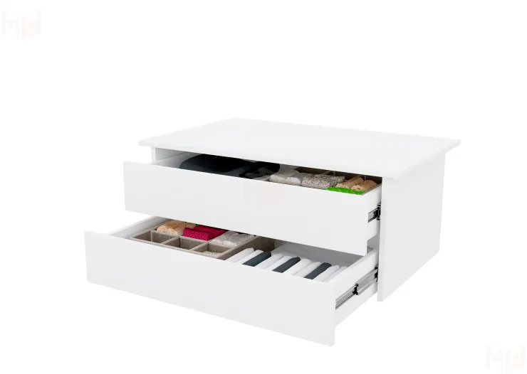 Ящики для шкафа Бостон 1200/1600/2000 белый