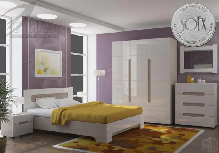 Кровать Палермо-3 (1,6) с ортопедом