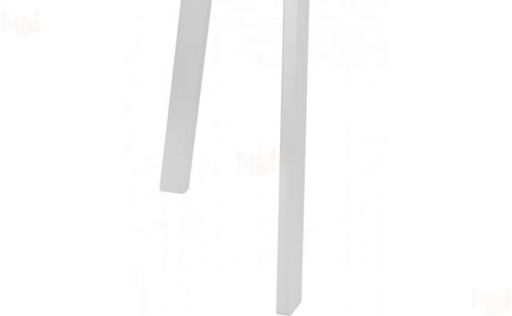 Стол раскладной стеклянный Лаки Лофт 140 Белый/Белый