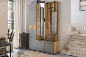 Прихожая Бери К2 дуб крафт золотой/графит