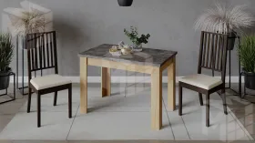 Стол раздвижной Промо  тип 4 Дуб Крафт золотой, Ателье темное