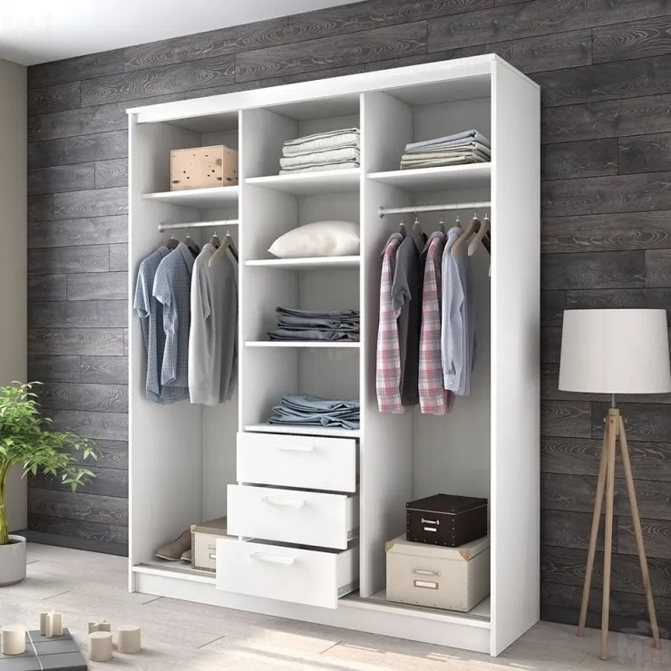 Шкаф-купе Маэстро (белый)