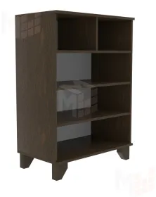 Комод Амстердам (венге/черный матовый)