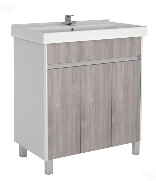 Тумба под умывальник "Fest 80" Uno без ящика Домино