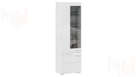 Шкаф для посуды Фьюжн - ТД-260.07.25  Белый, Белый глянец