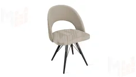 Стул Гэтсби К3 Черный муар, Велюр Confetti Smoke