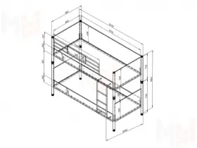 Кровать-трансформер ДЕЛЬТА Лофт 20.02.02 IRish