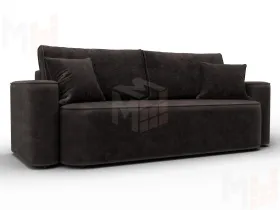 Диван прямой Лига-118 НПБ ( BRUT 17 коричневый )