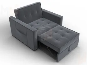 Кресло-кровать Лига-104 (80) ( SEVEN 17 серый )