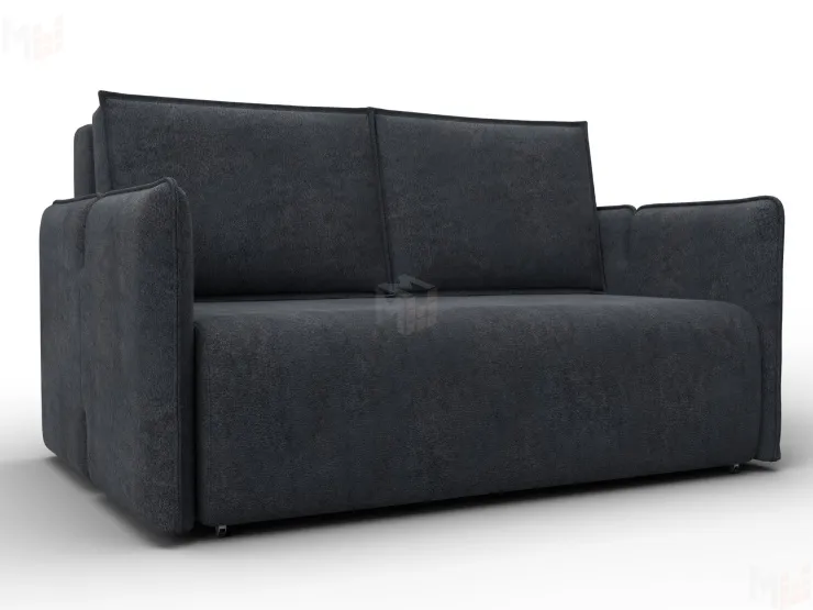 Диван прямой Лига-117 ( LAIM 26 темно-серый )