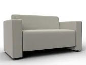 Диван прямой Лига-093 ( Амур 02 бежевый )