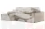 Угловой диван-кровать Лас-Вегас Бежевый левый