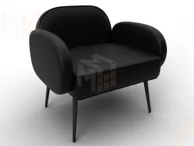 Кресло Лига-086 ( экокожа GRIFON 18 черный )