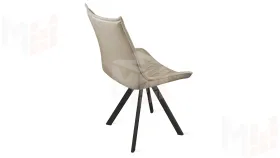 Стул Фэнди К2 Черный муар, Велюр Confetti Smoke