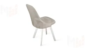 Стул Франк (паук) исп. 2 - ДП2-30 Белый матовый/Catania Ivory (бежевый)