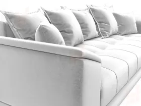 Диван прямой НордСтар НПБ ( TOWER 01 молочный )