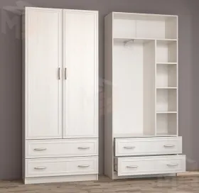 Шкаф 2-створчатый Иннэс 6 Рамка