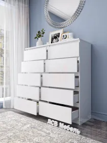 Комод Мори 1200.10 белый