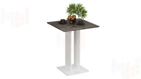 Стол обеденный Анкона Тип 1 Белый, Ателье темный