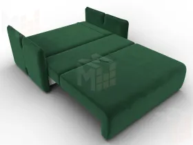 Диван прямой Лига-117 ( SEVEN 626 зеленый )