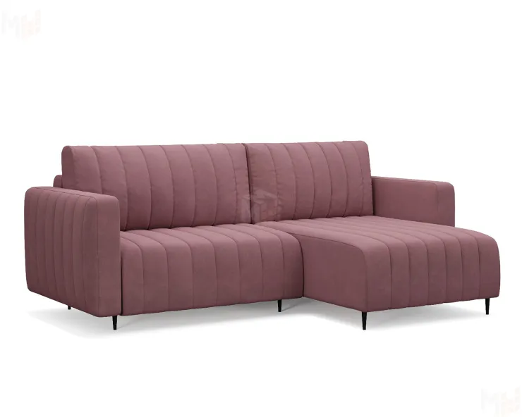 Угловой диван Флорент (Велюр пудра НВ-178 18)