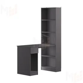 Шкаф комбинированный Лайт 10.01 Темно-серый