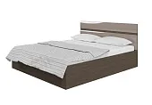 Кровать Ненси 1,4 с подъемным механизмом (венге/капучино глянец)