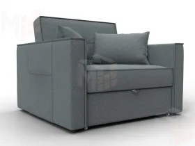 Кресло-кровать Лига-104 (80) ( Амур 07 серый )
