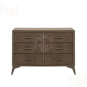Комод Leset Кассио 6 ящ. (Коричневый/Коричневый)
