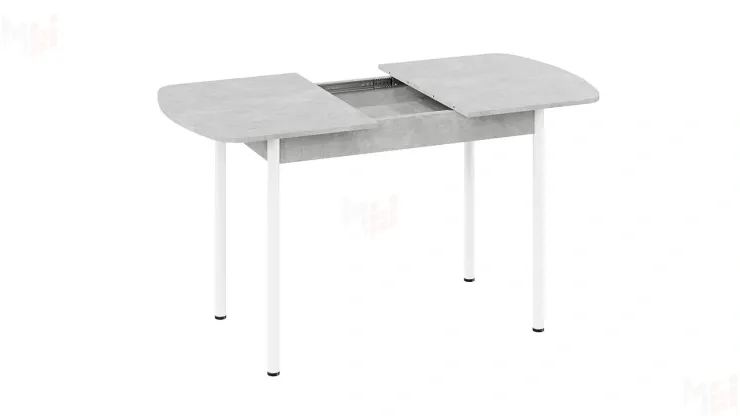 Стол обеденный Крит Белый, Ателье светлый