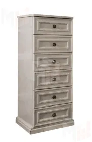 Комод Афина 6 ящиков крем корень