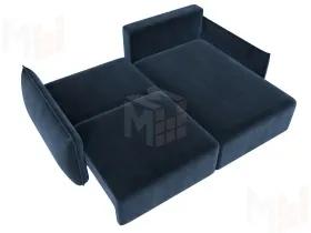 Диван угловой Лига-051 НПБ угол универсальный ( TOWER 13 синий )