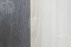 Шкаф Гретта 3 Ясень Черный/Дуб Сонома