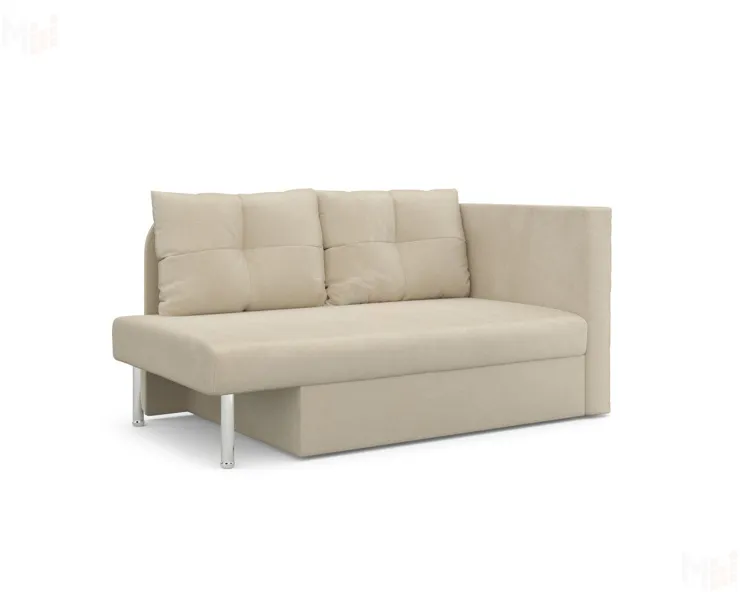 Софа Алиса (бархат бежевый STAR VELVET 6 LIGHT BEIGE)